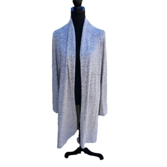 Oatmeal midi length cardigan sweater XL - Picture 1 of 6